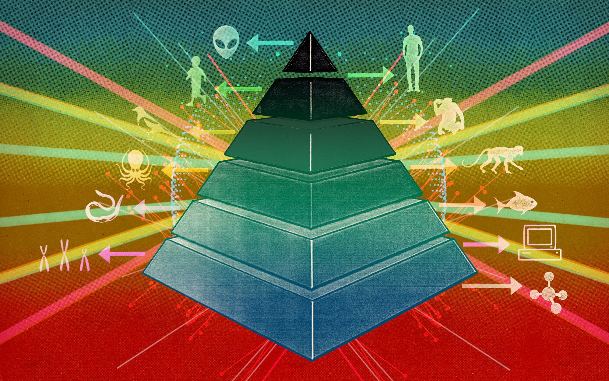 Card essay med final pyramid